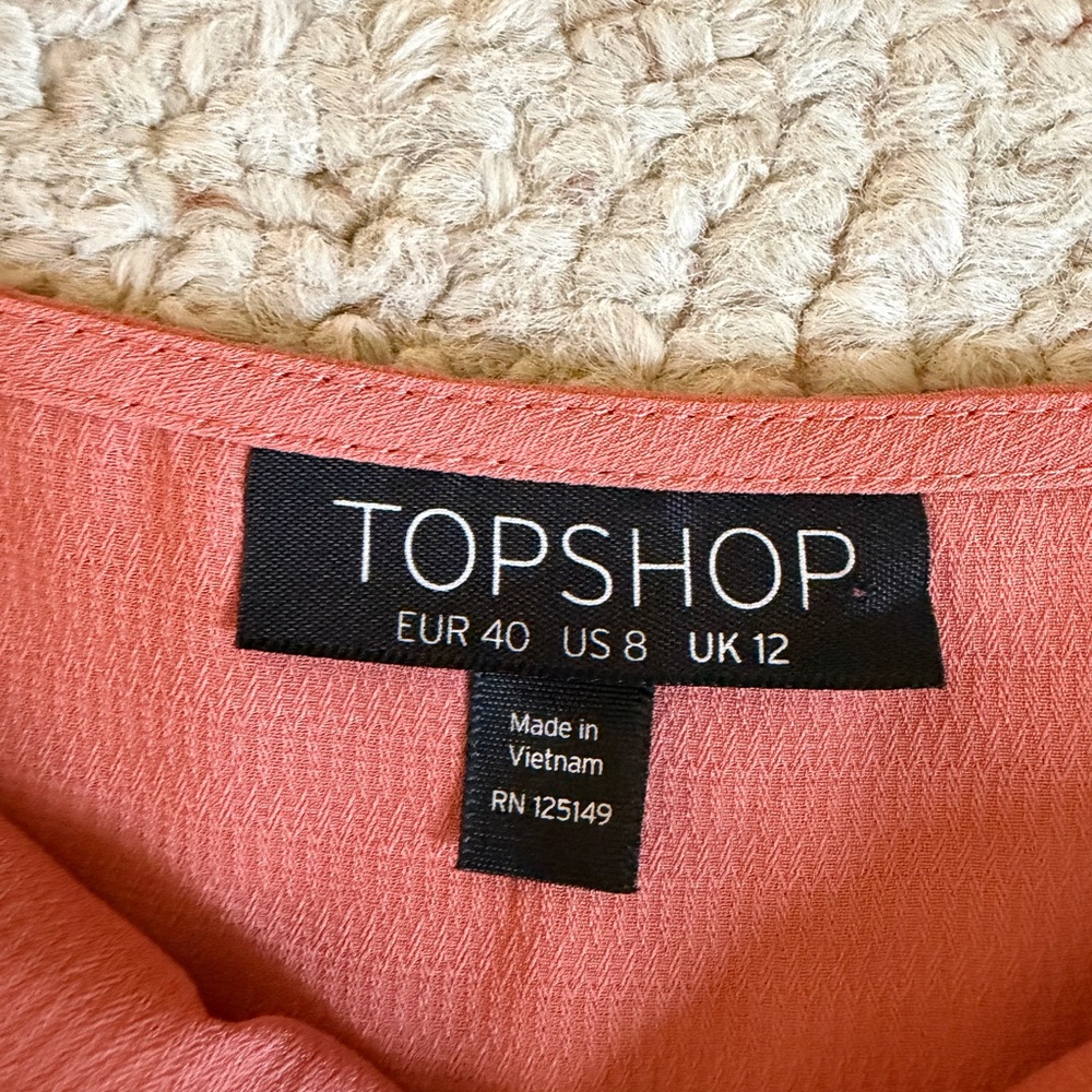 Topshop Mauvey Coral Swing Tank - Picture 4 of 5